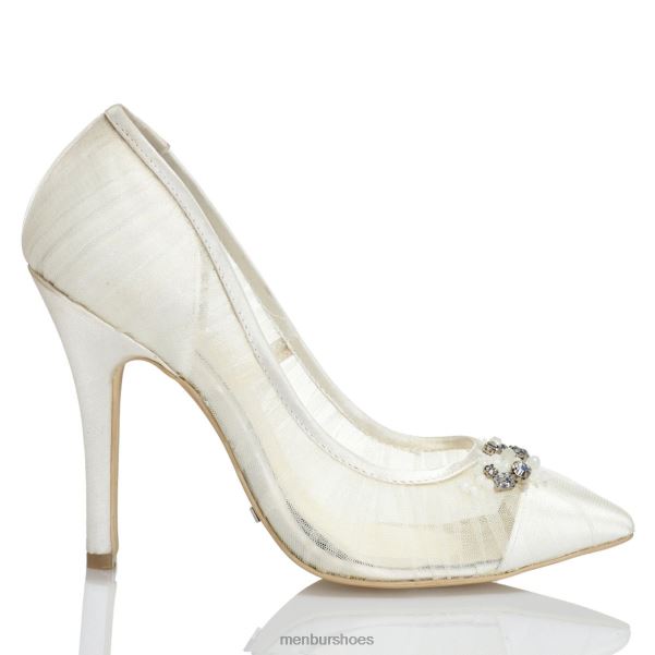 SIOMARA WHITE Menbur Women Bridal Shoe J28PJ2422