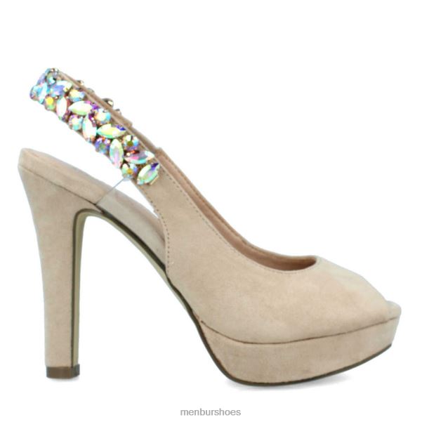 BARAGAZZA BEIGE Menbur Women High Heels J28PJ1114